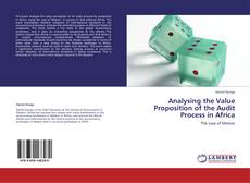 Copertina di Analysing the Value Proposition of the Audit Process  in Africa