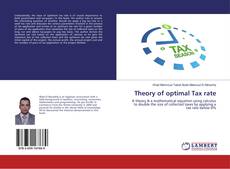 Capa do livro de Theory of optimal Tax rate 