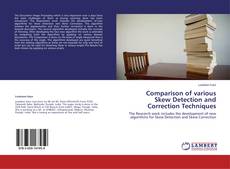 Couverture de Comparison of various Skew Detection and Correction Techniques