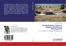 Couverture de Contemporary Issues in Nigeria and Africa's Development