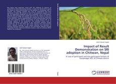 Bookcover of Impact of Result Demonstration on SRI adoption in Chitwan, Nepal