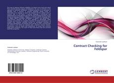 Capa do livro de Contract Checking for Feldspar 