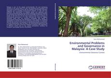 Portada del libro de Environmental Problems and Governance in Malaysia: A Case Study