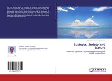 Capa do livro de Business, Society and Nature 