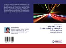 Design of Textual Presentation from Online Informations kitap kapağı