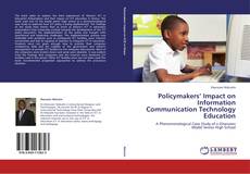 Capa do livro de Policymakers’ Impact on Information Communication Technology Education 
