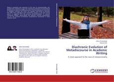 Portada del libro de Diachronic Evolution of Metadiscourse in Academic Writing