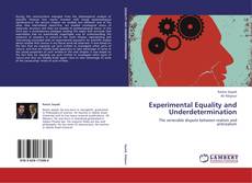 Capa do livro de Experimental Equality and Underdetermination 