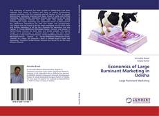 Buchcover von Economics of Large Ruminant Marketing in Odisha