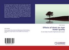 Buchcover von Effects of dams on river water quality