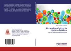 Couverture de Occupational stress in higher education
