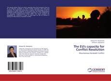 Copertina di The EU's capacity for Conflict Resolution
