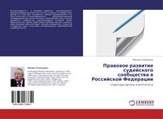 Bookcover of Правовое развитие судейского сообщества в Российской Федерации