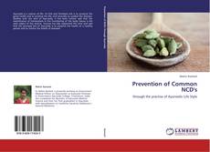 Prevention of Common NCD's kitap kapağı