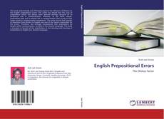 Bookcover of English Prepositional Errors