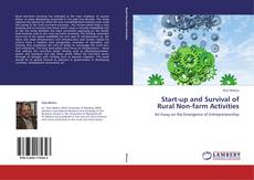 Start-up and Survival of Rural Non-farm Activities kitap kapağı