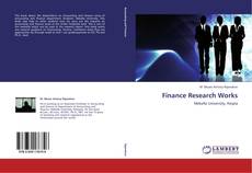 Обложка Finance Research Works