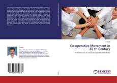 Buchcover von Co-operative Movement in 20 th Century