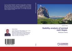 Couverture de Stability analysis of jointed rock slopes