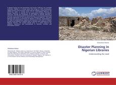 Couverture de Disaster Planning in Nigerian Libraries