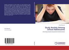 Capa do livro de Study Anxiety Among School Adolescents 
