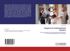 Bookcover of Impact of motivational factors