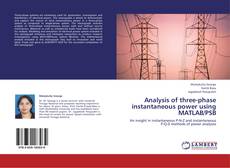 Capa do livro de Analysis of three-phase instantaneous power using MATLAB/PSB 