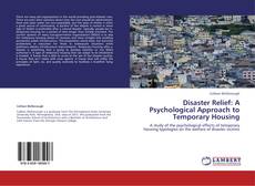 Disaster Relief: A Psychological Approach to Temporary Housing kitap kapağı