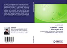 Capa do livro de Effective Green Management 
