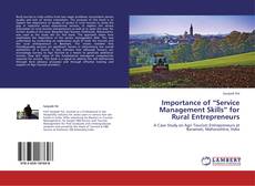 Portada del libro de Importance of “Service Management Skills” for Rural Entrepreneurs