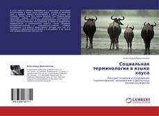 Capa do livro de Социальная терминология в языке хауса 