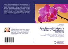 Buchcover von Socio-Economic Status as a Predictor of Psychological Wellbeing