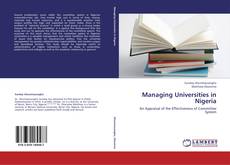 Managing Universities in Nigeria kitap kapağı