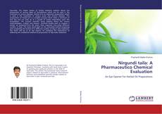 Couverture de Nirgundi taila: A Pharmaceutico Chemical Evaluation