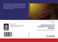 Portada del libro de Development and Validation of Anlytical Methods