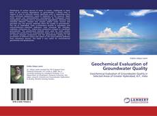 Copertina di Geochemical Evaluation of Groundwater Quality