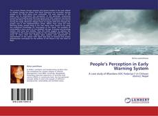 Portada del libro de People’s  Perception in  Early Warning System