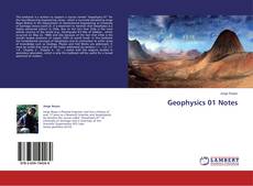 Bookcover of Geophysics 01 Notes