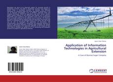 Bookcover of Application of Information Technologies in Agricultural Extension