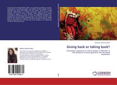 Bookcover of Giving back or taking back?