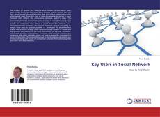 Buchcover von Key Users in Social Network