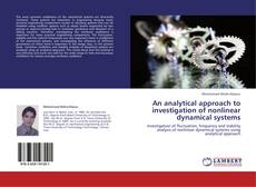 Copertina di An analytical approach to investigation of nonlinear dynamical systems