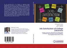 Buchcover von Job Satisfaction of College Librarians