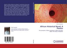 African Historical Novel: A Poetics kitap kapağı