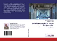 Buchcover von Reliability analysis of a steel truss member