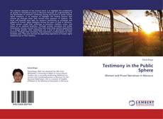 Bookcover of Testimony in the Public Sphere