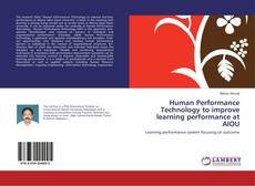 Copertina di Human Performance Technology to improve learning performance at AIOU