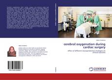 Buchcover von cerebral oxygenation during cardiac surgery