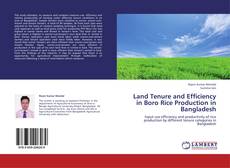 Couverture de Land Tenure and Efficiency in Boro Rice Production in Bangladesh