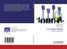 I.C. Engine Testing kitap kapağı